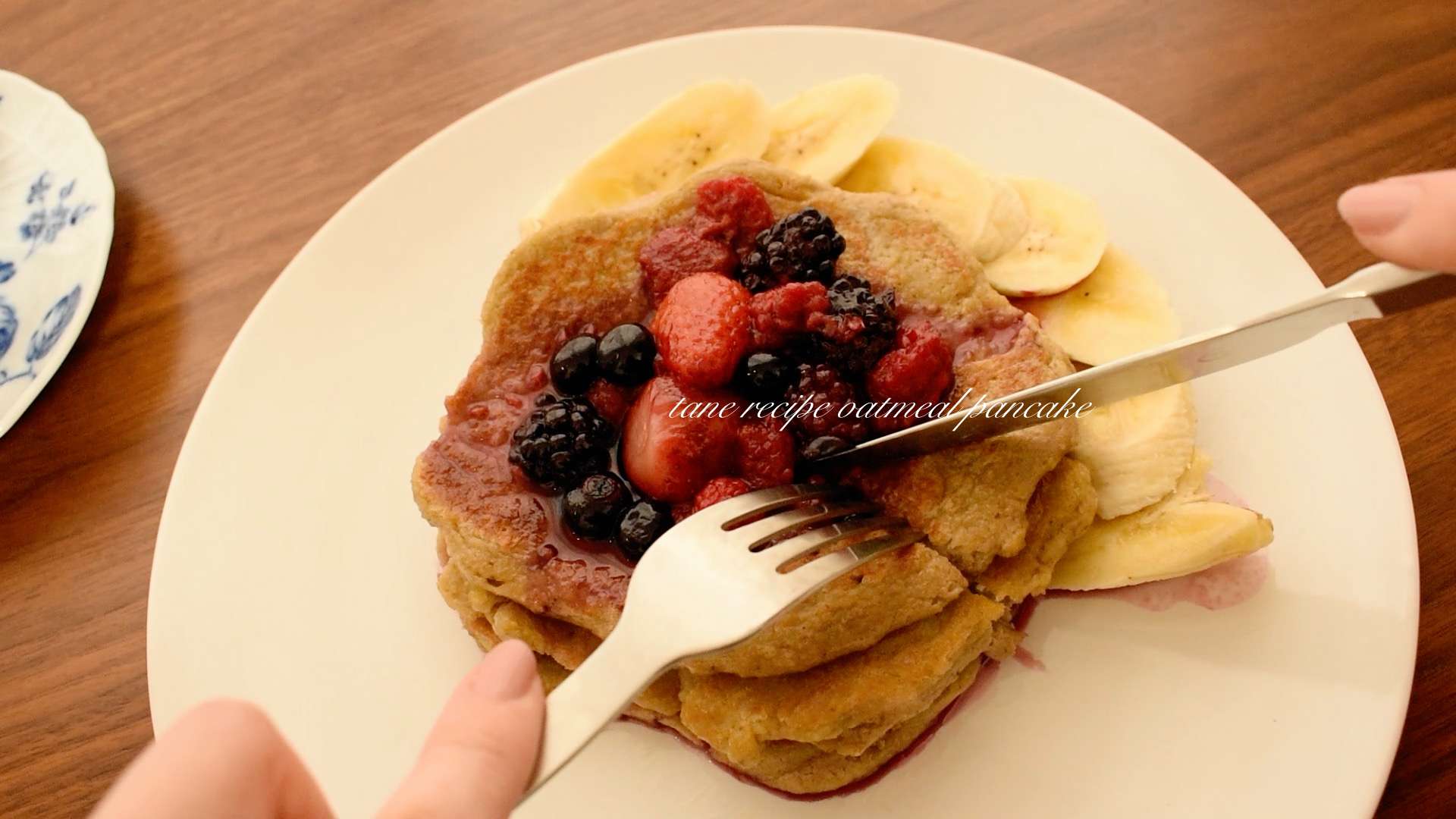 ［体に優しいおやつ］ 美味しいオートミールパンケーキ