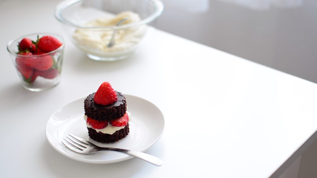 ヴィーガンショートケーキ