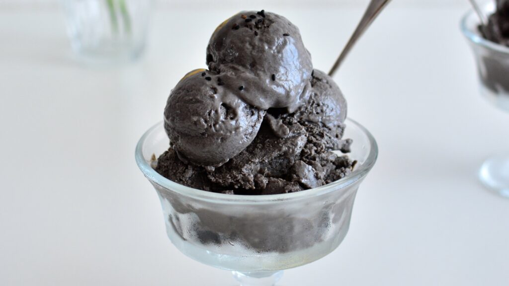 黒ごまアイスクリームレシピ