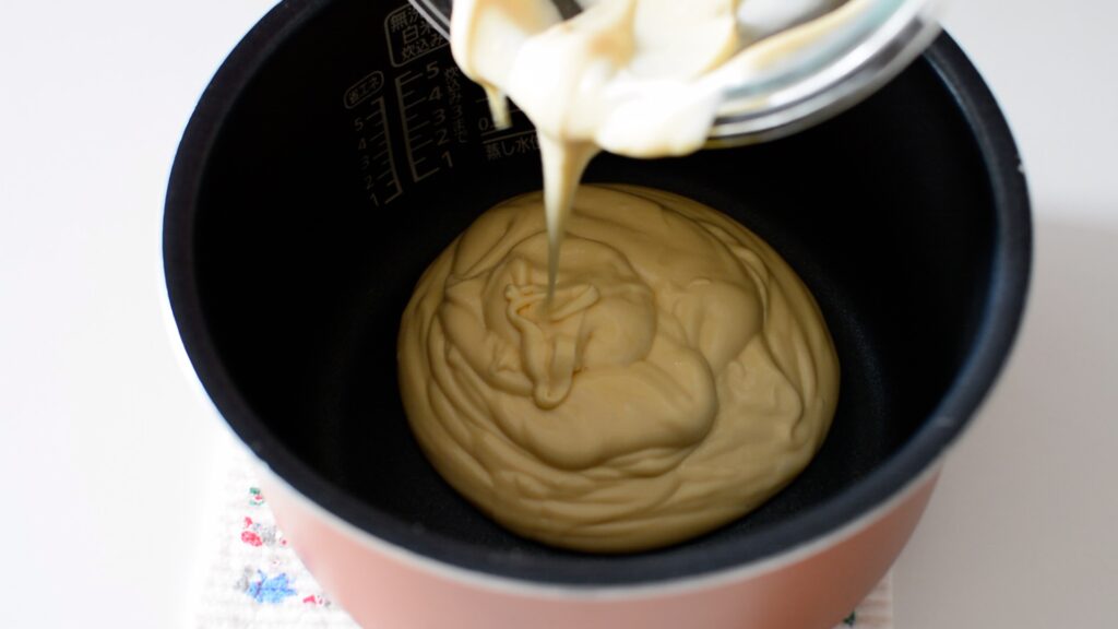 炊飯器ケーキレシピ米粉