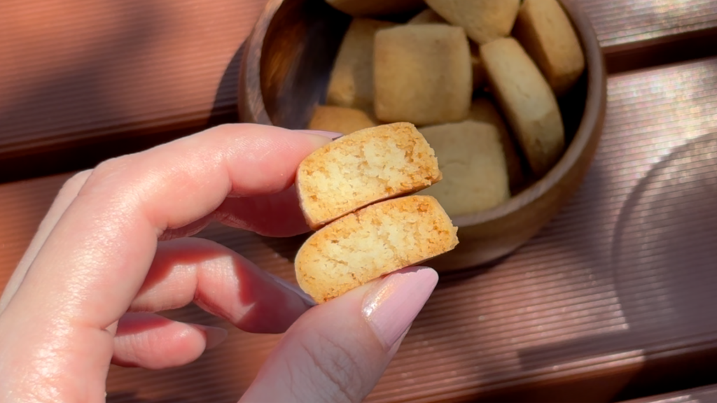 米粉のスクエアクッキーレシピ